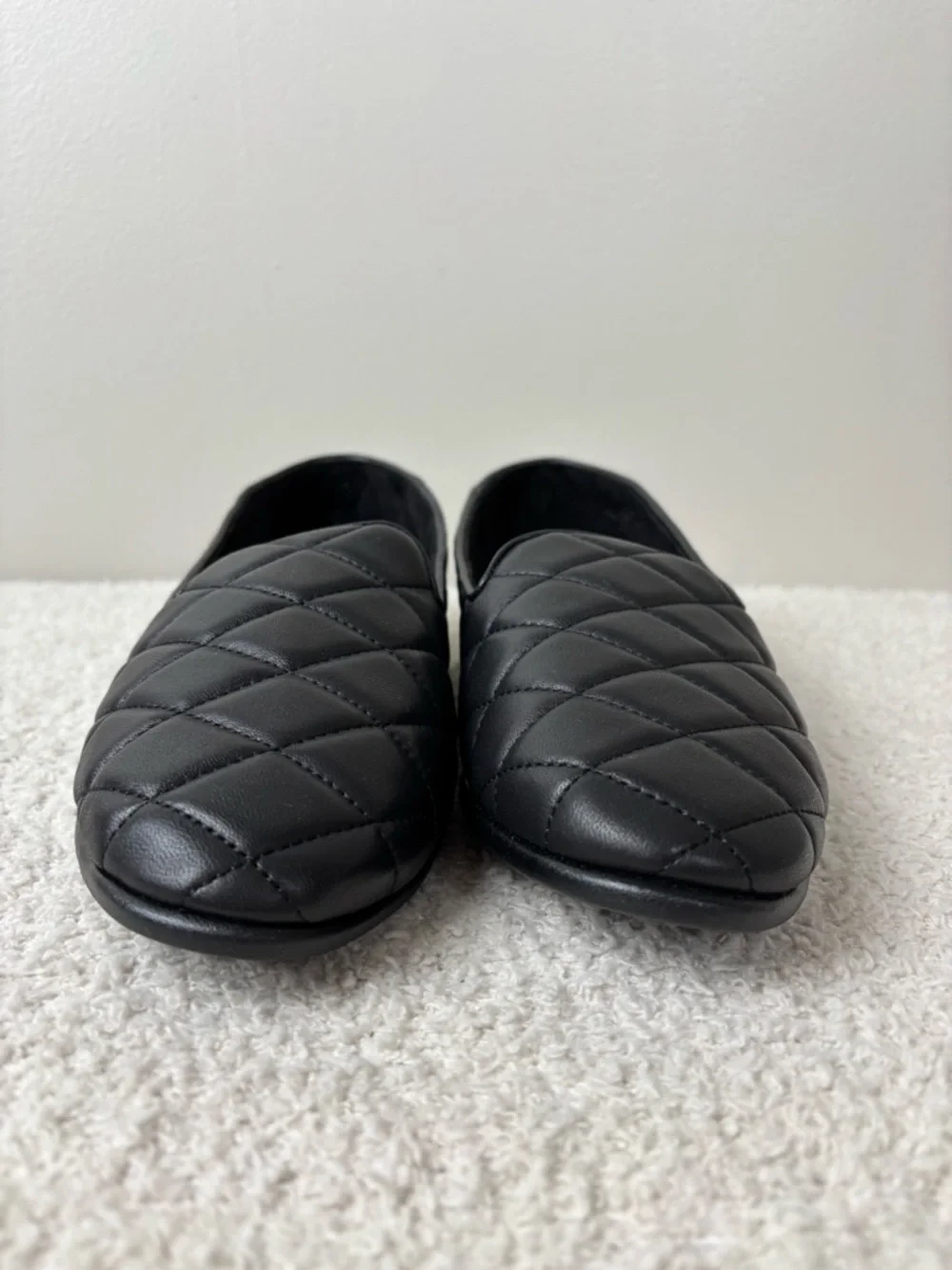 Aerosoles Shoes Womens 10.5M‎ Black Betunia Almond Closed Toe Leather Loafers
